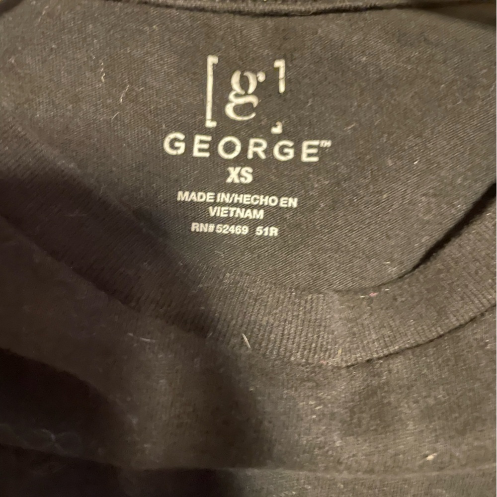 George Long Sleeve Tee in Black